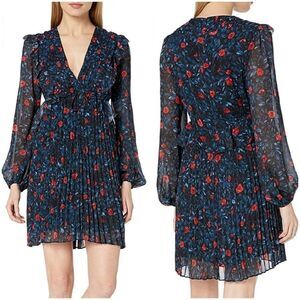 The Kooples Women's Pleated floral sz 2